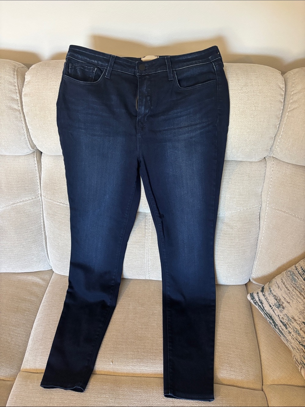 L’agence Marguerite stretch skinny jeans Marino blue size 32